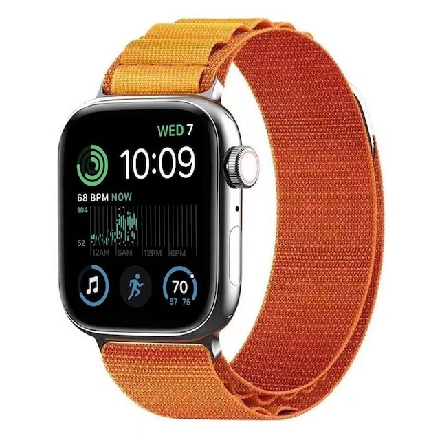 Artic Elastic nylon Armbånd Apple Watch SE 2022 (40mm) - Orange