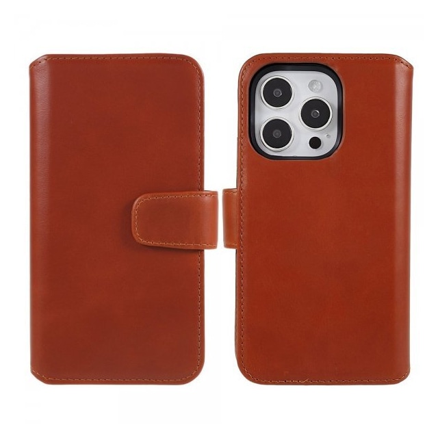 Nordic Covers iPhone 14 Pro Max Etui MagLeather Maple Brown