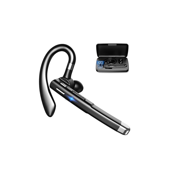 Øretelefon Bluetooth 5.1 Dual-Mic CVC 8.0 støjreducrende Sort