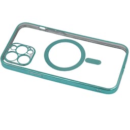 Mobiltaske MagSafe Opladningsstøtte Grøn iPhone 12 Pro Max