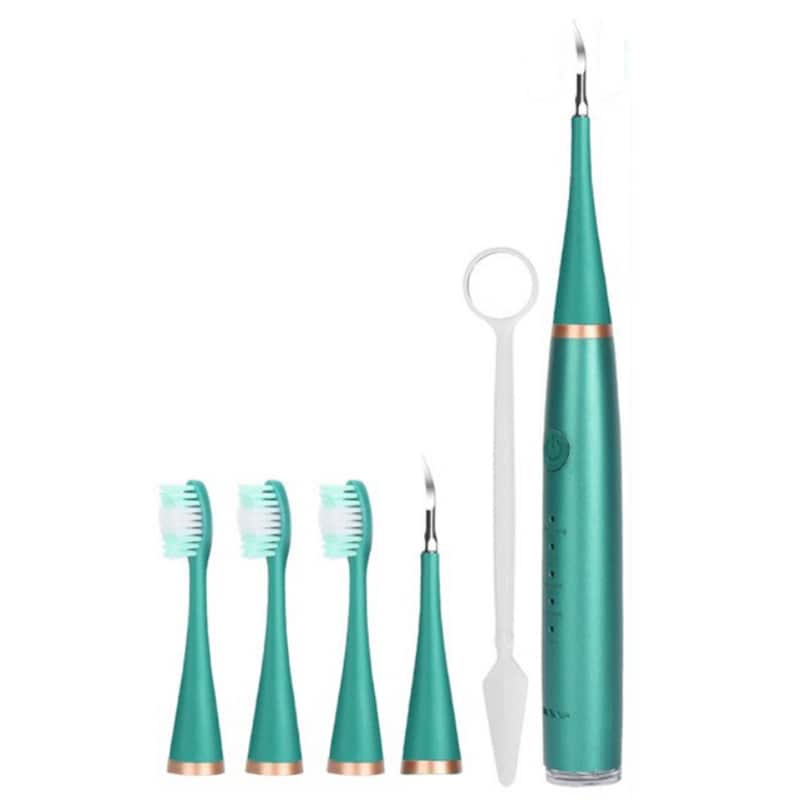 Elektrisk tandborste med tandstensborttagare Grøn | Elgiganten