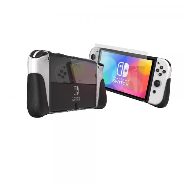 Gear4 Nintendo Switch OLED Cover Skærmbeskyttelse Kita Grip 360 Clear