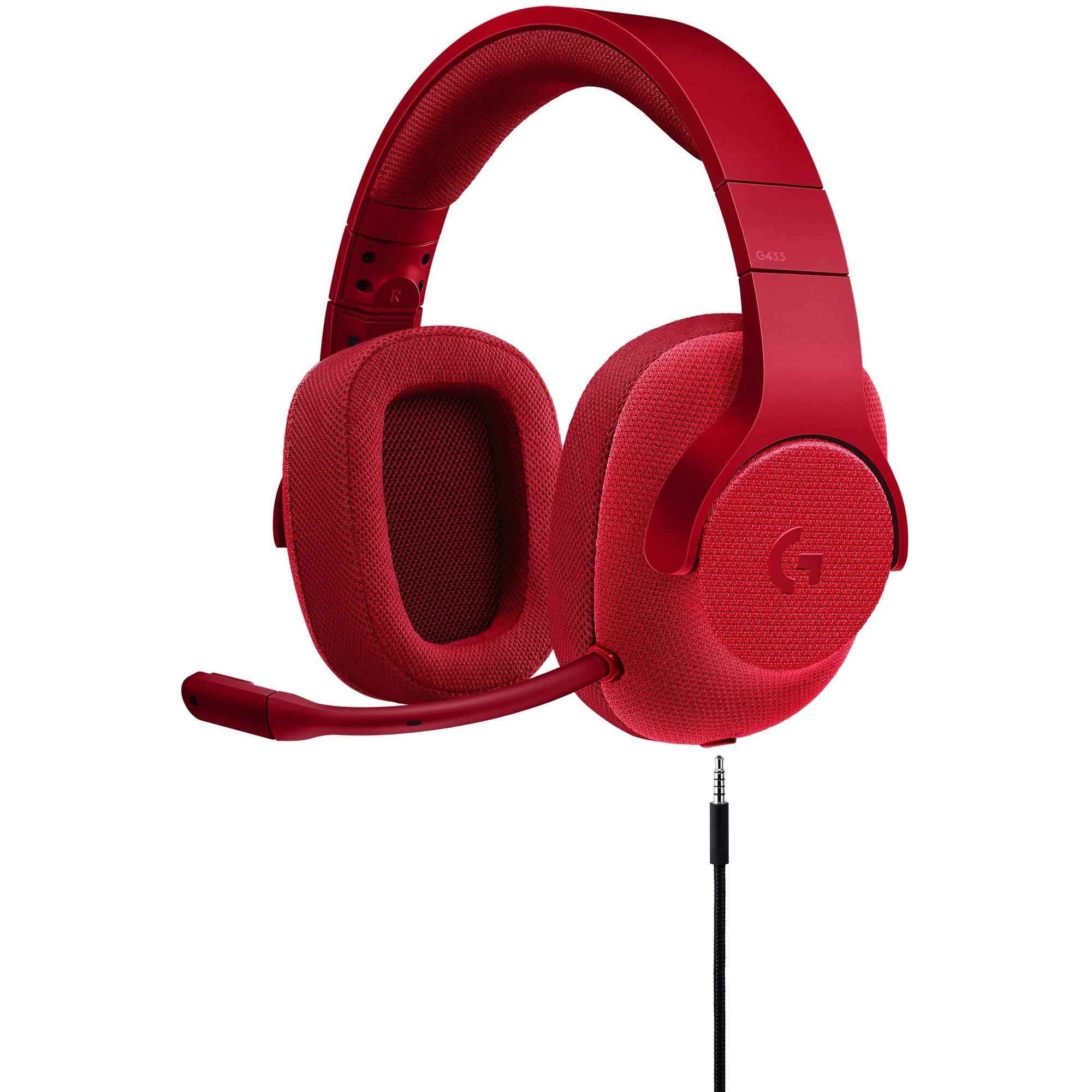 Logitech G433 gaming headset (rød) | Elgiganten