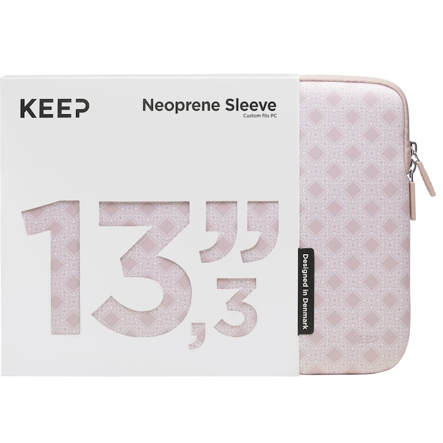 KEEP 13,3" PC neopren-etui (Rose Floral Ornament)