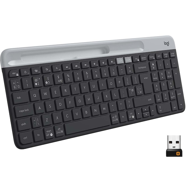 Logitech K580 slankt trådløst multi-enheds tastatur