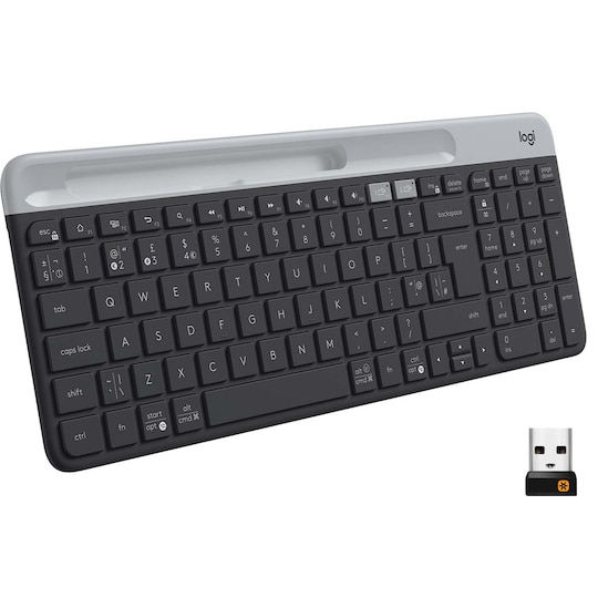 Logitech K580 slankt trådløst multi-enheds tastatur | Elgiganten