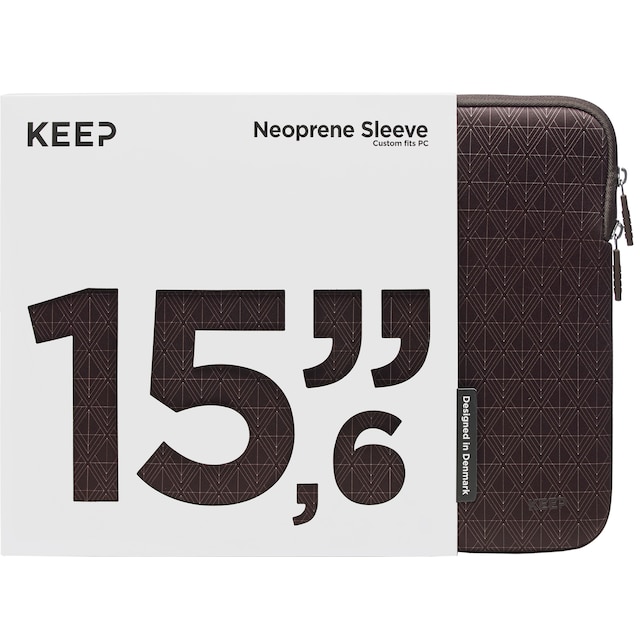 KEEP 15,6" PC neopren-etui (Java Mid Century Brown)