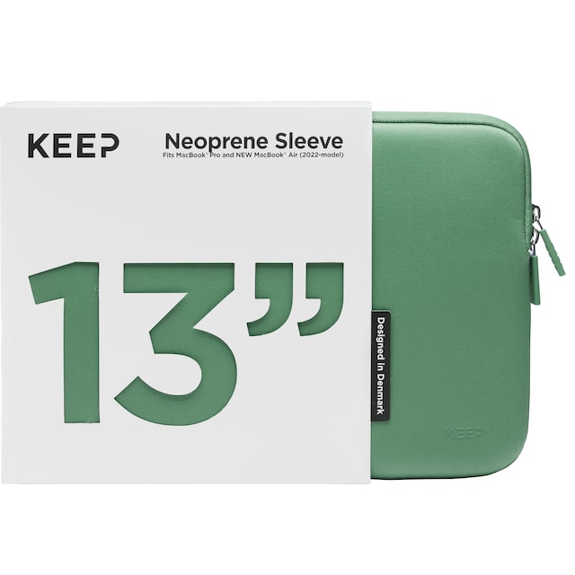 KEEP MacBook etui 13” (Jade Green)