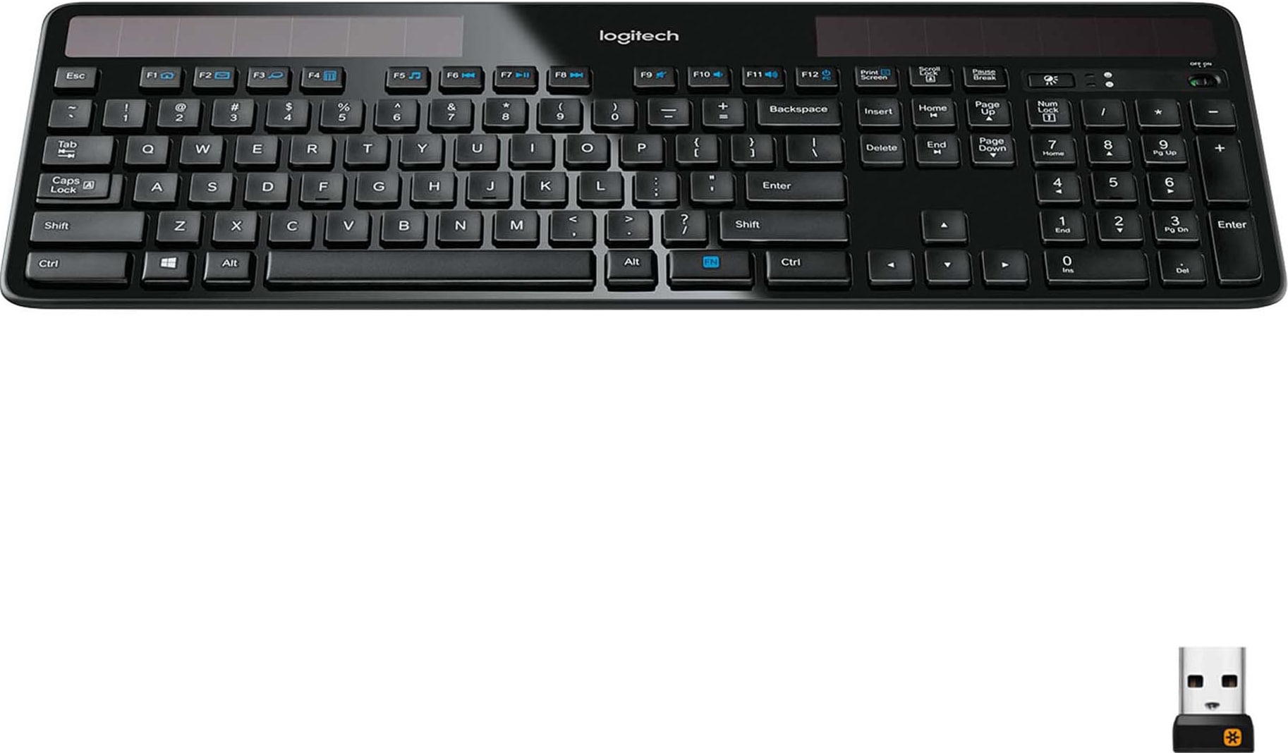 Logitech K750 trådløst soldrevet tastatur | Elgiganten