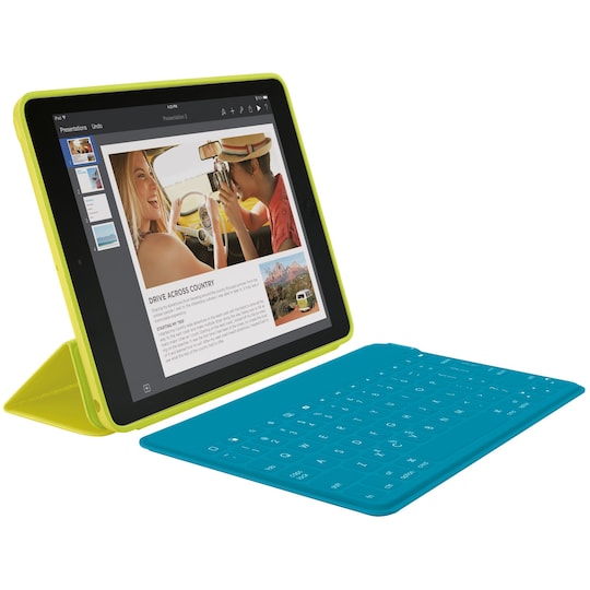 Logitech Keys-To-Go tastatur til iPad - blå | Elgiganten