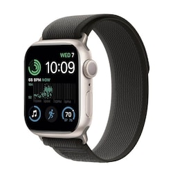 Tactik nylon Armbånd Apple Watch SE 2022 (40mm) - Blackroom Grey