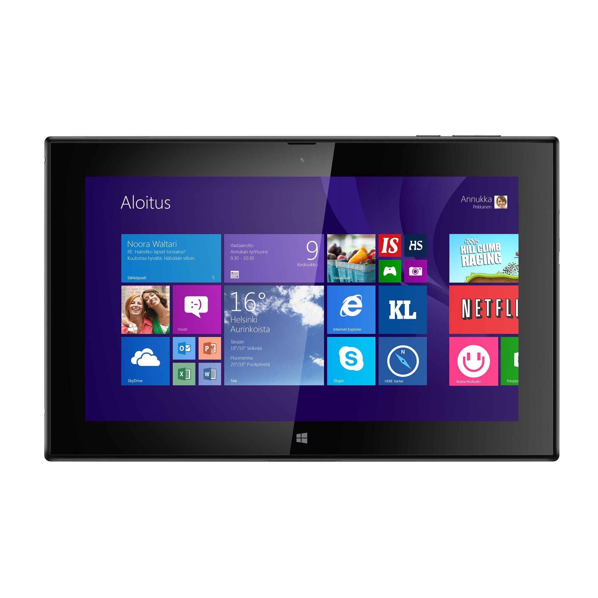 Nokia Lumia 2520 tablet 10.1" LTE - sort | Elgiganten