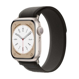 Tactik nylon Armbånd Apple Watch 8 (41mm) - Blackroom Grey