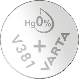 381 Knapcellebatteri Sølvoxid 1.55 V 49 mAh Varta