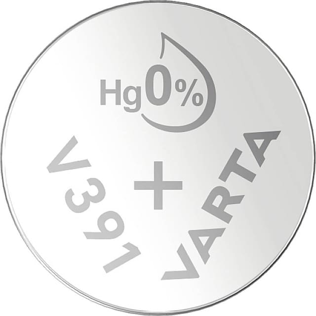 391 Knapcellebatteri Sølvoxid 1.55 V 42 mAh Varta