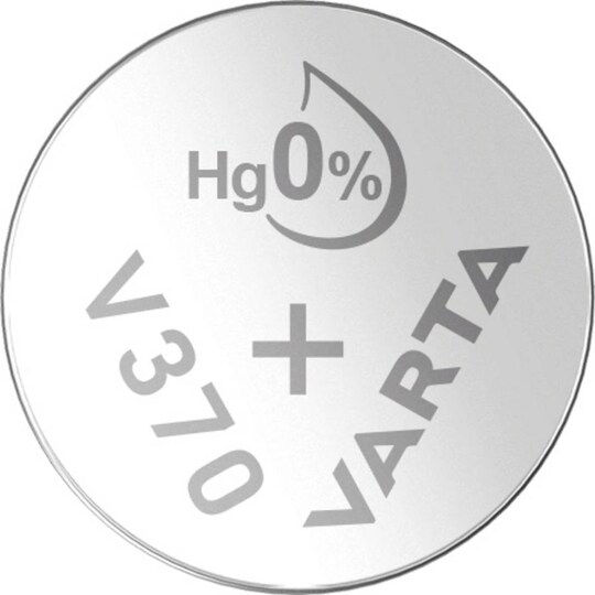370 Knapcellebatteri Sølvoxid 1.55 V 30 mAh Varta | Elgiganten