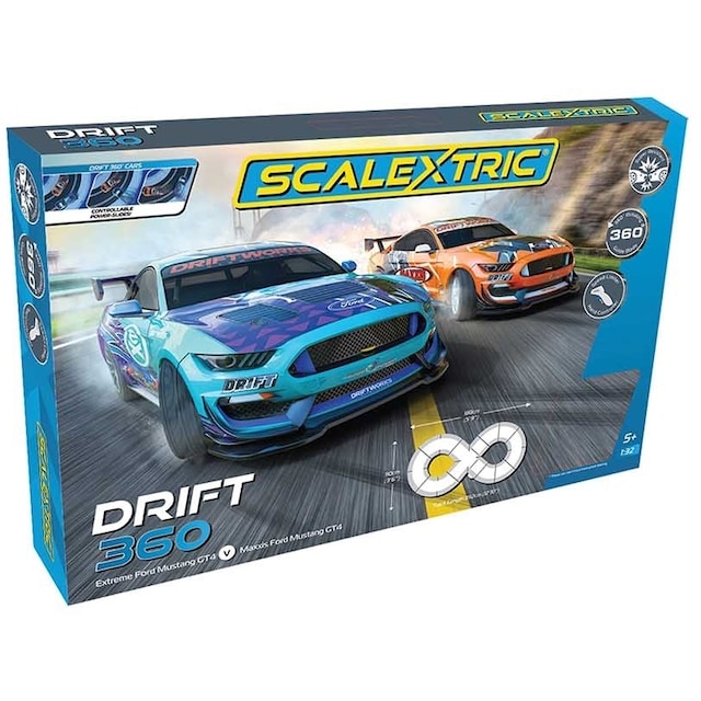 Scalextric Racerbane - Drift 360 Race Set