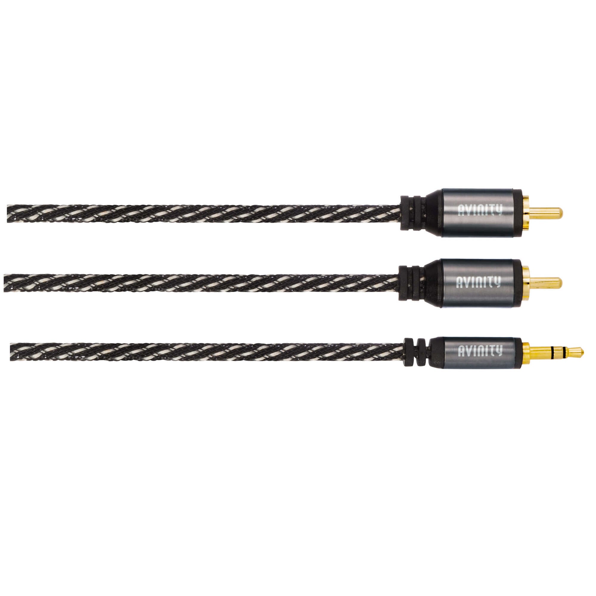 Audio Kabel 3,5mm Jack-2 Phono 0,5m Klasse 5 | Elgiganten