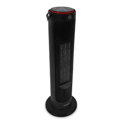 VONROC Elektrisk varmeblæser – Tower ventilator - 2000W - keramisk - ECO  - swing funktion - LED display - Inkl. fjernbetjening - termostat og timer - 20m2