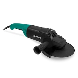 VONROC PRO Vinkelsliber - 2600W - Ø230mm - softstart - velegnet til sten, beton og stål