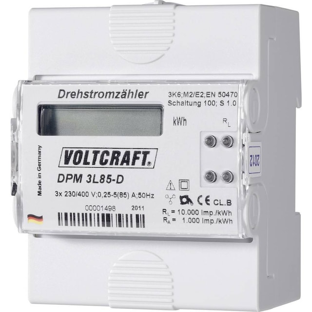 VOLTCRAFT DPM 3L85-D Vekselstrømsmåler digital 85 A