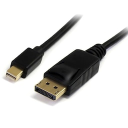 StarTech.com 3 m Mini DisplayPort till DisplayPort 1.2-kabeladapter M/M - Displa