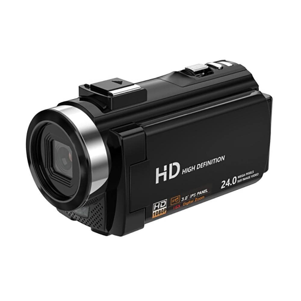 Videokamera 1080P / 24MP / 16x zoom og drejelig LCD-skærm | Elgiganten