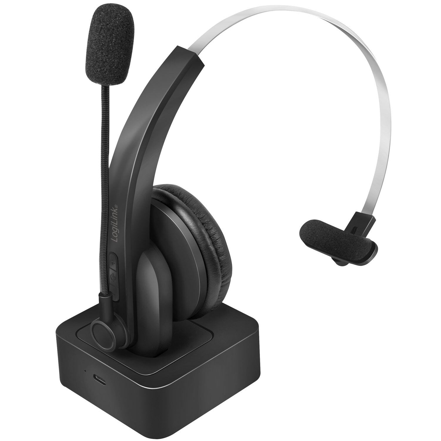 Bluetooth headset Mono inkl ladestander | Elgiganten