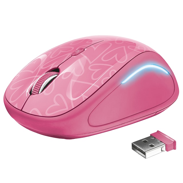 Yvi FX trådløs mus Pink