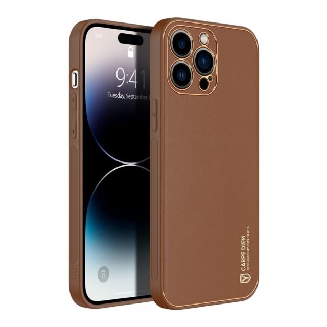 DUX DUCIS iPhone 14 Pro Cover Brun