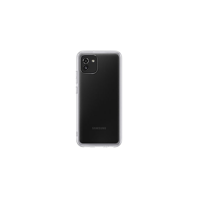 Samsung EF-QA036TTEGEU, Omslag, Samsung, Galaxy A03, 16,5 cm (6.5""), Transparent