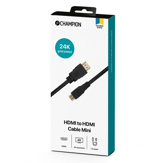 HDMI-kabel Mini (AC) 1,5 Elgiganten