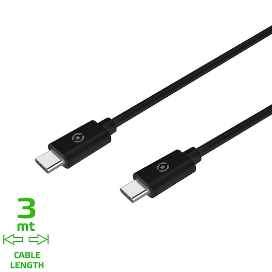 USB-PD USB-C - USB-C-kabel 60W 3m | Elgiganten
