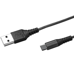 Celly Ekstreme kabel USB-C 1m Sv