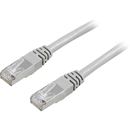 deltaco F/UTP Cat5e patch cable, 50m, 100MHz, grey
