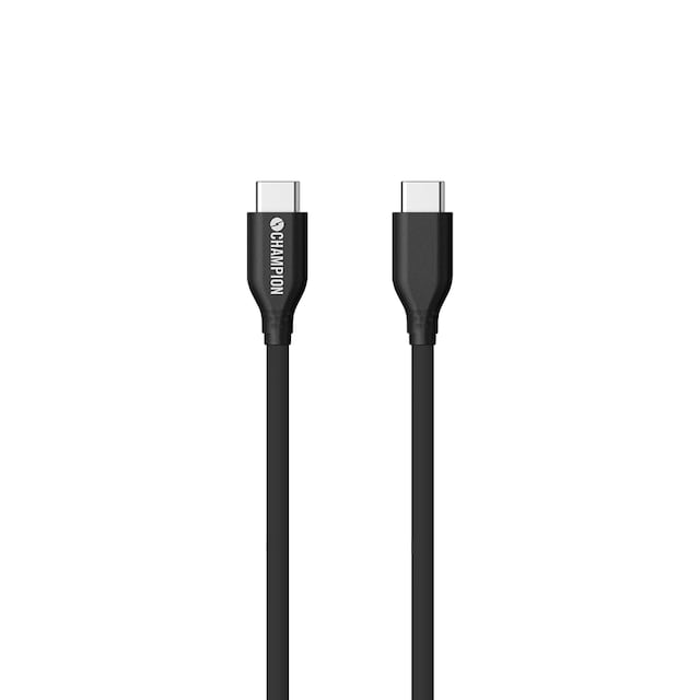 Champion USB-C Kabel 60W 1m Sort