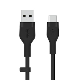 Belkin BOOST↑CHARGE Flex, 1 m, USB A, USB C, USB 2.0, Sort