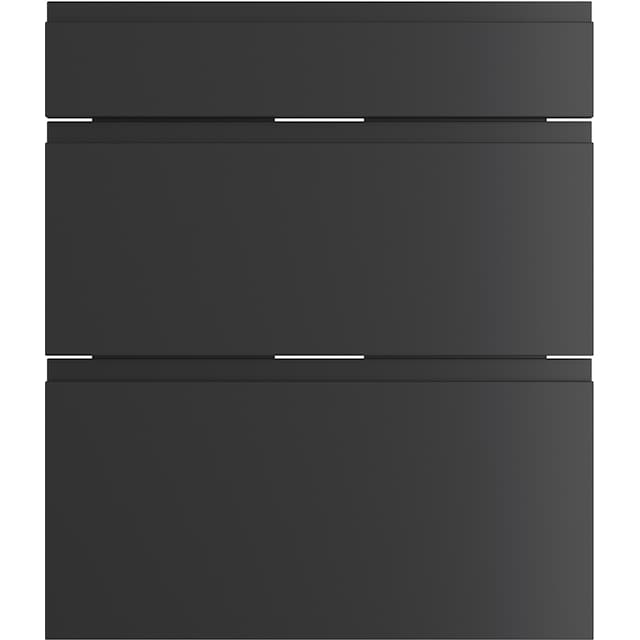 Epoq Integra låge til opvaskemaskine i 3 dele 60x70 til køkken (sort)