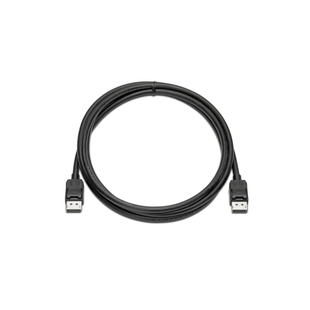 HP DisplayPort-kabelkit, 2 m, DisplayPort, DisplayPort, Hanstik, Hanstik, Sort