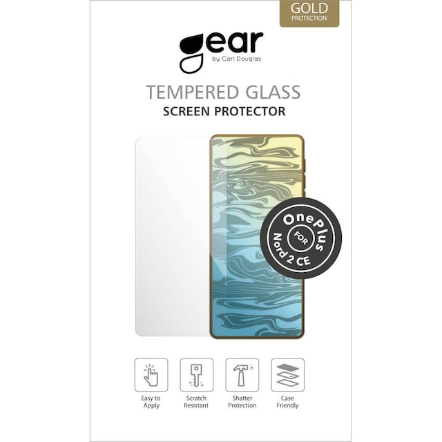 GEAR Hærdet Glas 2.5D Oneplus Nord CE
