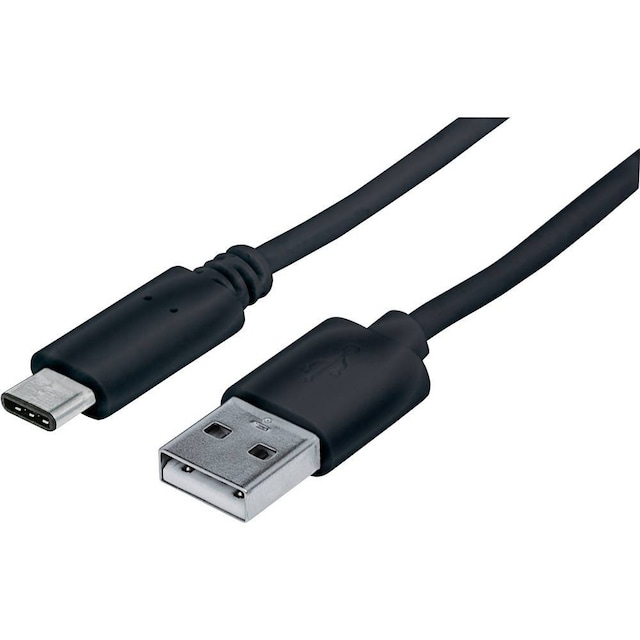 Manhattan USB-kabel USB 2.0 USB-C® stik, USB-A-hanstik