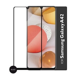 GEAR Hærdet Glas 2.5D Full Cover Sort Samsung A42