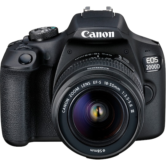 Canon EOS 2000D DSLR kamera + 18-55 objektiv