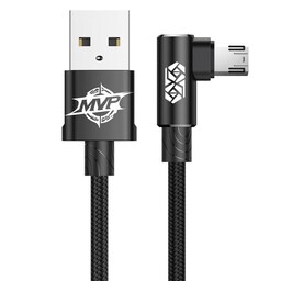 BASEUS MVP Albue 1.5A Micro-USB Datasynkroniseringsladningskabel 2m