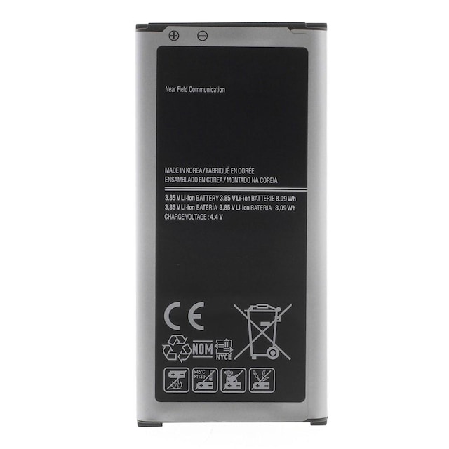 Batteri til Samsung Galaxy S5 Mini 3.85V 2100mAh genopladeligt Li-ion