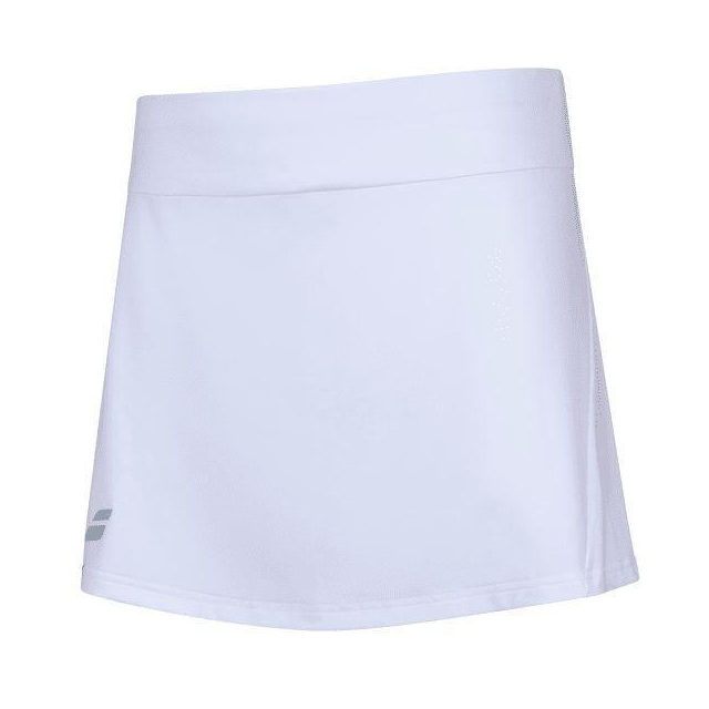 Babolat Play Skirt, Padel og tennisnederdel dame Vit/Blå L