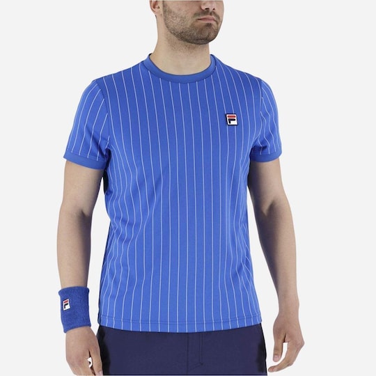 Fila Stripes Tee, Padel og tennis T-shirt herrer M | Elgiganten