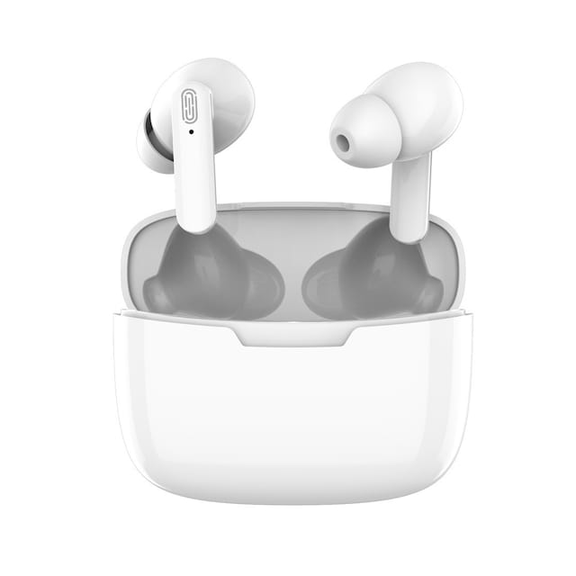 Trådløse høretelefoner Bluetooth 5.0 touch-kontrol IPX5 Hvid