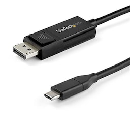 StarTech.com CDP2DP142MBD, 2 m, USB Type-C, DisplayPort, Hanstik, Hanstik, Lige