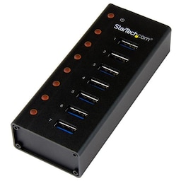 StarTech.com USB 3.0-hubb med 7 portar – skrivbords- eller väggmonterbart met